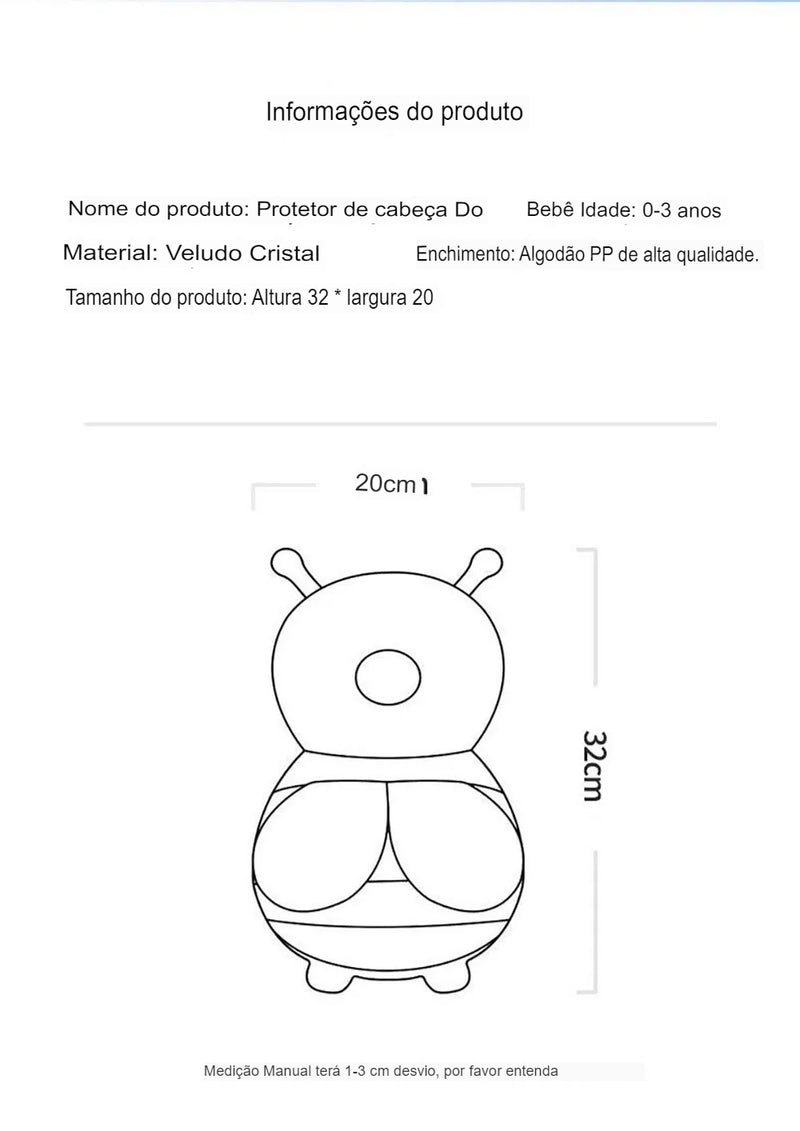 Almofada de Proteção para Bebês